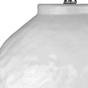 26" Ceramic Table Lamp With White Drum Shade - White