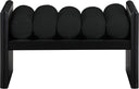 Waverly - Bench With Black Frame - Meridian Furniture - Upholstered Benches - Elite Enclave Home