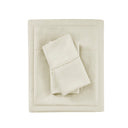 1000 Thread Count - HeiQ Smart Temperature Cotton Blend 4 Piece Sheet Set - Ivory