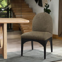 Waldorf - Boucle Dining Side Chair With Black Legs - Meridian Furniture - Side Chairs - Elite Enclave Home