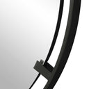 Cashel - Round Iron Mirror - Black