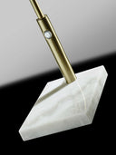 Sleek Metal Adjustable And Dimmable LED Desk Lamp - Brass