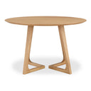 Godenza - Round Dining Table - Light Brown - Moe's Home Collection - Dining Tables - Elite Enclave Home