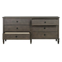 Victoria - 6 - Drawer Dresser (70") - Antique Brown - Madison Park Signature - Dressers - Elite Enclave Home