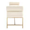 Bolster - Bench - White - Uttermost - Accent Benches- Elite Enclave Home