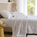 Cozy Soft - Twin 100% Flannel Pigment Printed Sheet Set - Tree Block - Intelligent Design - Sheets & Pillowcases - Elite Enclave Home