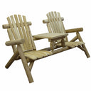 66" Solid Wood Adirondack Chair - Natural