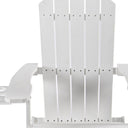 Heavy Duty Plastic Adirondack Chair - White