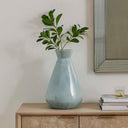 Flare Spire - Indoor - Outdoor Ceramic Vase - Blue - Uttermost - Vases & Jars - Elite Enclave Home
