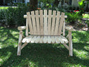Wood Loveseat - Natural
