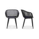 Piazza - Outdoor Chair (Set of 2) - Black - Moe's Home Collection - Chair Sets - Elite Enclave Home