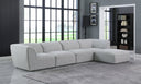 Miramar - 5 Piece Modular Sectional - Meridian Furniture - Stationary Sectionals - Elite Enclave Home