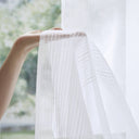 Anna - Sheer Shower Curtain - White - Madison Park - Shower Curtains - Elite Enclave Home