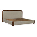 Bower - King Bed - Brown / Beige - Moe's Home Collection - Upholstered Beds - Elite Enclave Home