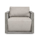Remsen - Outdoor Lounge Chair - Weathered Gray / Dove