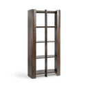 Kyra - Bookshelf - Cocoa Brown - Classic Home - Standard Bookcases - Elite Enclave Home