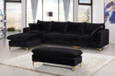 Naomi - Reversible Sectional - Meridian Furniture - Stationary Sectionals - Elite Enclave Home