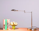 Metal Desk Table Lamp With Shade - Silver