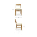 Tate - Dining Chair (Set of 2) - Beige - Moe's Home Collection - Chair Sets - Elite Enclave Home