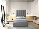 Pierce - Bed - Meridian Furniture - Upholstered Beds - Elite Enclave Home