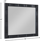 Weave - Mirror - Meridian Furniture - Mirrors - Elite Enclave Home