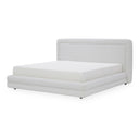 Tory - Queen Bed - Pebble White - Moe's Home Collection - Upholstered Beds - Elite Enclave Home