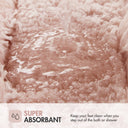 Tufted Pearl Channel - 17" x 24" Rug - Blush - Madison Park - Rug Sets - Elite Enclave Home