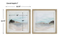 Glacial Coast - Framed Prints (Set of 2) - Light Brown