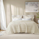 King/California King Reversible Tencel Comforter Blanket - Ivory