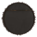 Tiger Sea Urchin - Round Mirror - Brown / Green