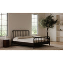 Vivian - King Bed - Dark Brown - Moe's Home Collection - Platform Beds - Elite Enclave Home