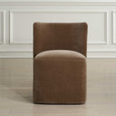 Outlook - Modern Velvet Dining Chair - Brown - Uttermost - Side Chairs - Elite Enclave Home