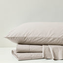 Peached Percale - Queen Sheet Set - Ivory