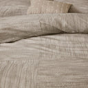 Walter - King 7 Piece Printed Comforter Set - Taupe