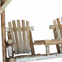 87" Solid Wood Swing Chair - Natural