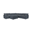 Caplan - 6 Piece Modular Sectional With Ottoman - Classic Home - 2 Piece Living Room Sets - Elite Enclave Home