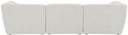 Miramar - 3 Seat Modular Sofa - Meridian Furniture - Stationary Sectionals - Elite Enclave Home
