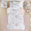 Celia - Starry Sky Metallic Printed Comforter Set - Blush