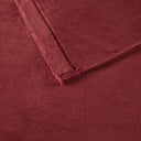 Soloft Plush - 4 Piece King Micro Plush Sheet Set - Burgundy