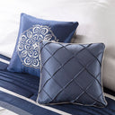 Blaire - Queen Piece Comforter (Set of 7) - Navy