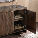 Braxton - 4 Door Cabinet - Tundra Brown - Classic Home - Sideboards - Elite Enclave Home