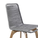 Solid Wood Outdoor Dining Chair (Set of 2) - Gray