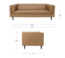 Woods - Sofa - Tan - Moe's Home Collection - Stationary Sofas - Elite Enclave Home
