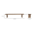 Koshi - Bench - Amber Oak - Moe's Home Collection - Dining Benches - Elite Enclave Home