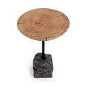 Linden - End Table - Natural / Black - Classic Home - End Tables - Elite Enclave Home