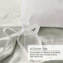 Porter - Full Soft Washed Pleated Duvet Cover Set - Silver - Comfort Spaces - Duvet Covers & Shams - Elite Enclave Home