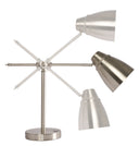 LED Adjustable Desk Lamp - Brushed Silver