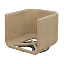 Santorini - Outdoor Swivel Lounge Chair - Brown - Uttermost - Swivel Chairs - Elite Enclave Home