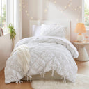 Lily - 2 Piece Comforter Set - White - Intelligent Design - Comforters & Sets - Elite Enclave Home