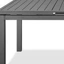 Aluminum Extendable Outdoor Dining Table - Gray